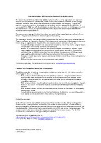 Risk Assessment Information Page V1.2