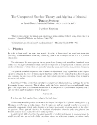 The Unexpected Number Theory and Algebra of Musical Tuning Systems Or, Several Ways to Compute the Numbers 5,7,12,19,22,31,41,53, and 72