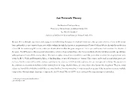 Ant Network Theory