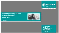 Enabling Tracking & Diver Communications