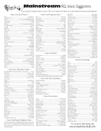 Stream Music List