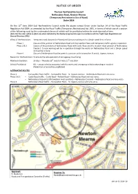 Temporary Restriction Notice