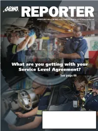 What Are You Getting with Your Service Level Agreement? See Page 66 Your Community Counts on You