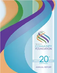 20Th Anniversary Annual Report