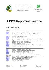 EPPO Reporting Service