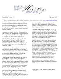 February 2016 Newsletter.Pdf
