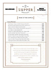 Large Format “Wine Is One of the Most Civilized Things in The