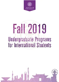 List of 2019 SJTU Undergraduate Programs in Chinese” Entrance Test Applicants Who Cannot Provide the Certiﬁcates Listed in Term NO