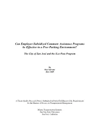 How Effective Are Employer-Subsidized Commute