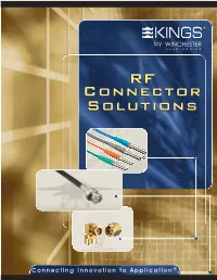 RF Connector Solutions