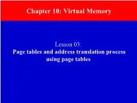 Virtual Memory