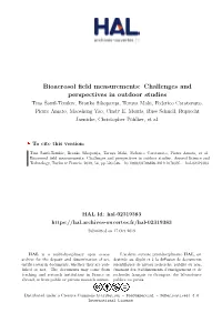 Bioaerosol Field Measurements