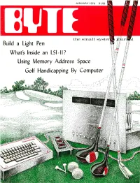 Byte Jan 1976