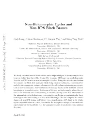Non-Holomorphic Cycles and Non-BPS Black Branes Arxiv