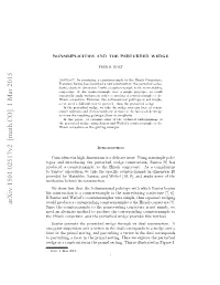Nonsimplicities and the Perturbed Wedge