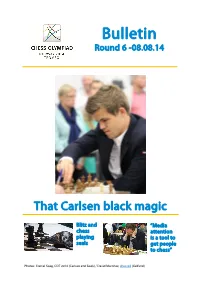 Bulletin Round 6 -08.08.14