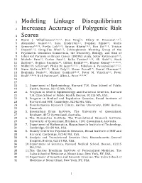 Modeling Linkage Disequilibrium 1 Increases Accuracy of Polygenic