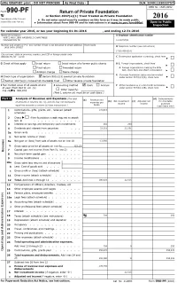 2016 Department of the Trea,Un Do Not Enter Social Security Numbers on This Form As It May Be Made Public