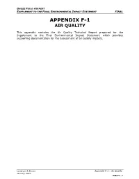 Appendix F-1: Air Quality[PDF]
