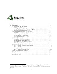 Chapter 12 (Concurrency) of Programming Language Pragmatics