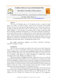Fertility of Soils Over Loess in the Danubian Plain