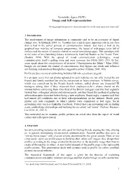 Image and Self-Representation