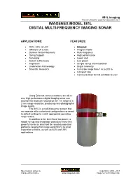 Imagenex Model 881L Digital Multi-Frequency Imaging Sonar