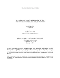 Measuring the “Ideas” Production Function