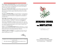 Murder Under the Mistletoe