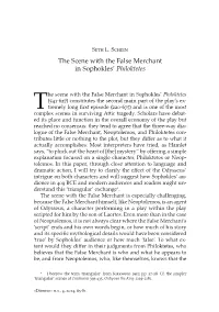 The Scene with the False Merchant in Sophokles' Philoktetes