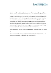 University of Southampton Research Repository