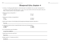 Bhagavad-Gita Chapter-4