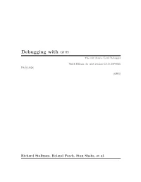 Debugging with Gdb the Gnu Source-Level Debugger
