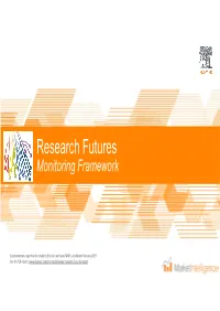 Research Futures Monitoring Framework