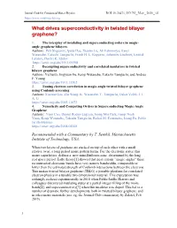 What Drives Superconductivity in Twisted Bilayer Graphene?