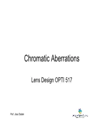 Chromatic Aberrations