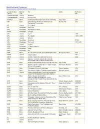 New Electronic Resources (Shows Resources Activated Within the Last 30 Days)