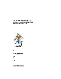 Open Space Study a Final Report by Pmp December 2008