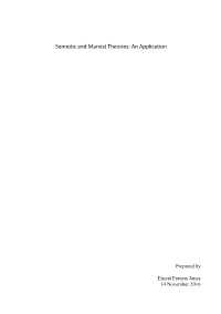 Semiotic and Marxist Theories: an Application