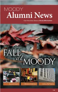 Alumni News Class Notes from Alumni of Moody Bible Institute