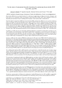 In-Situ Study of Ammonium Bromide Formation for Optimizing Boron Nitride ALD from Bbr3 and NH3