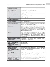 Organization Information Name of Organization ACRA CCS