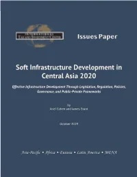 Soft Infrastructure Development in Central Asia 2020 1