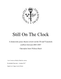 Still on the Clock
