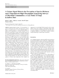 A Unique Signal Distorts the Perception of Species Richness