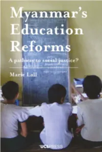 Myanmar's Education Reforms