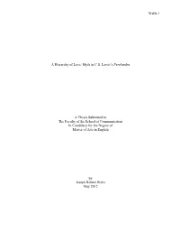 Myth in CS Lewis's Perelandra