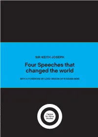 Four Speeches That Changed the World