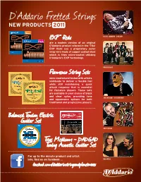 D'addario Fretted Strings