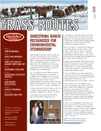 Shoestring Ranch Recognized for Environmental